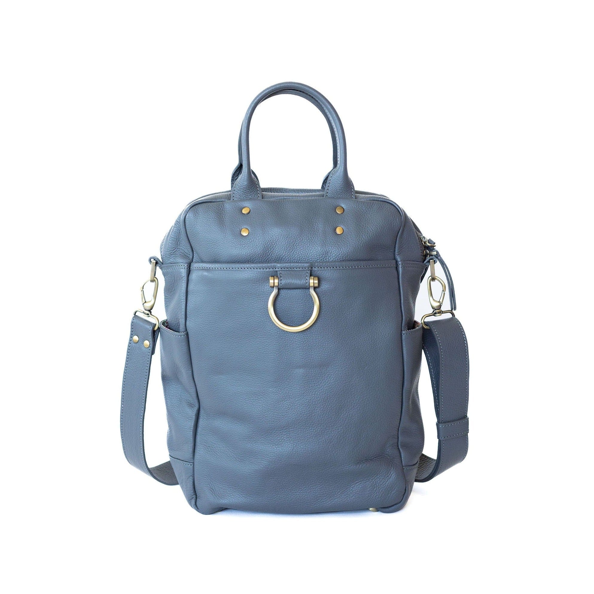 Rodica Backpack Tote - Stone Oil Leather | Sapahn.