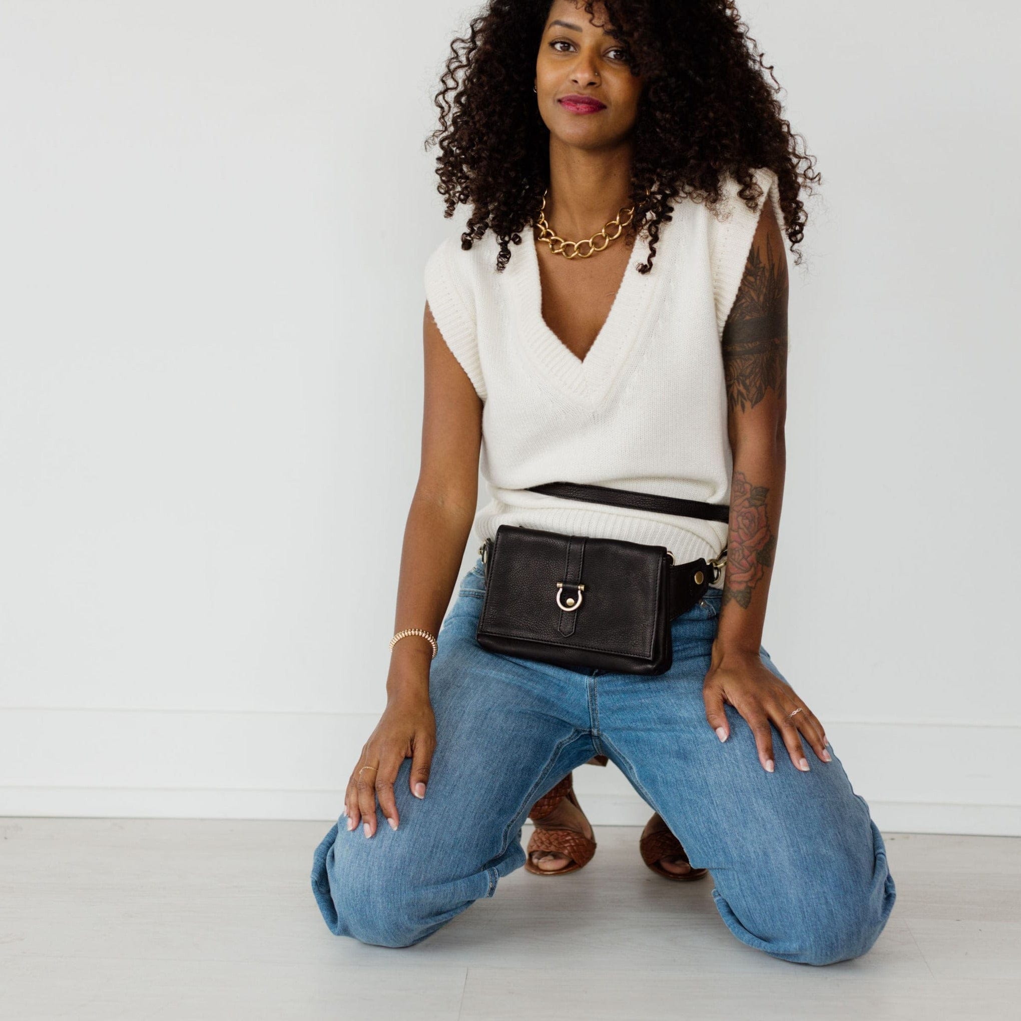 Sarah Ann Crossbody Belt Bag - | Sapahn.