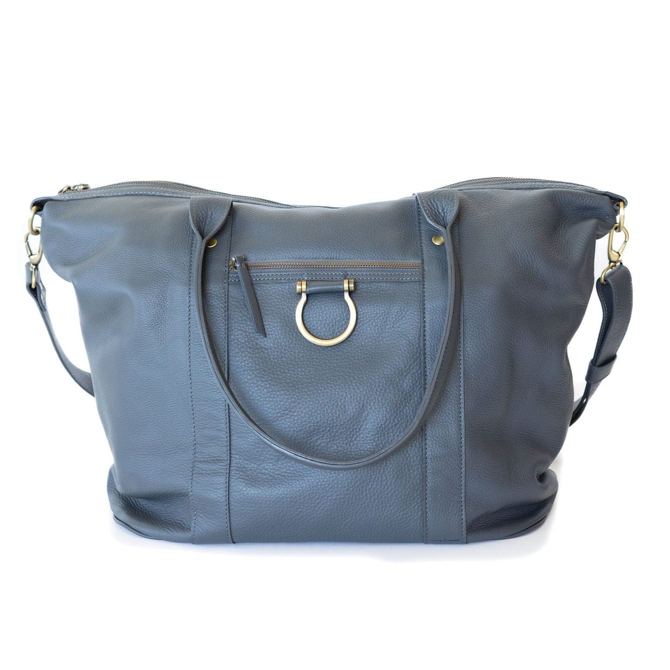 So Honey Weekender - Stone Oil Leather | Sapahn.