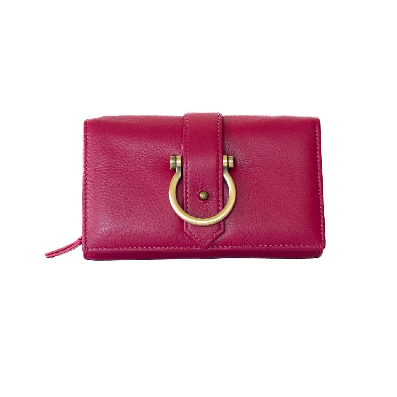 Retired Staney Crossbody - Ruby Pink Oil Leather | Sapahn.