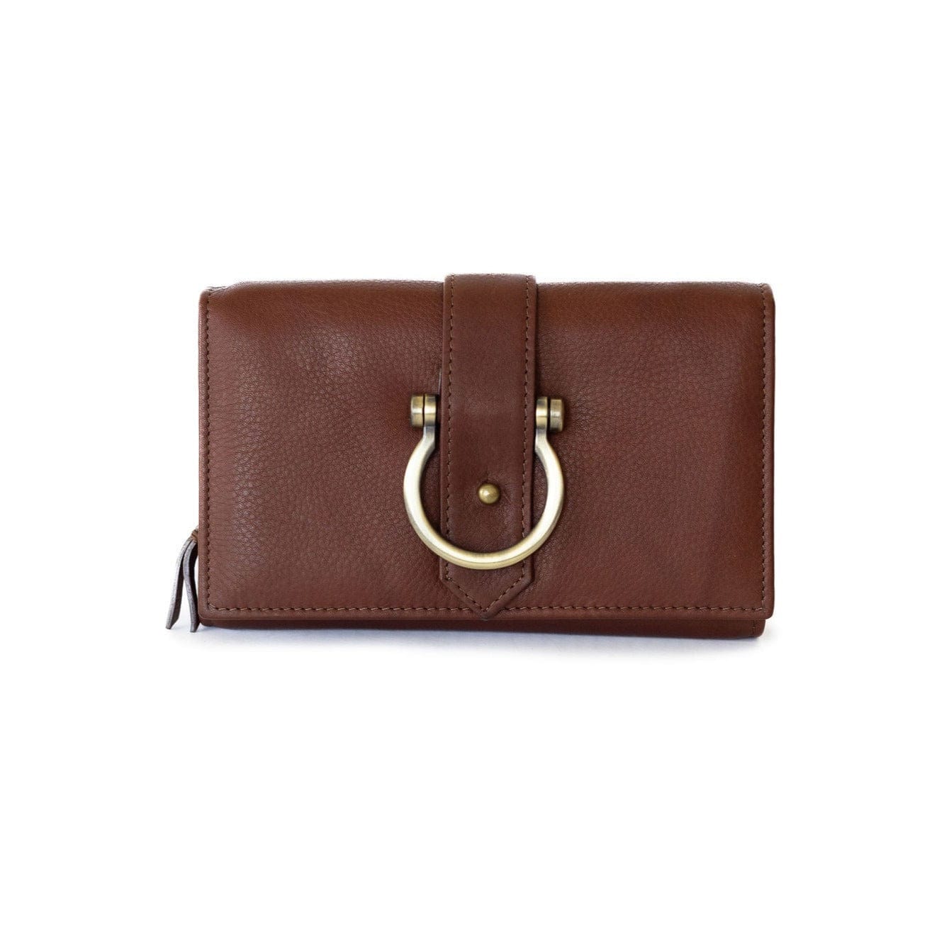 Retired Staney Crossbody - Walnut Raw Leather | Sapahn.