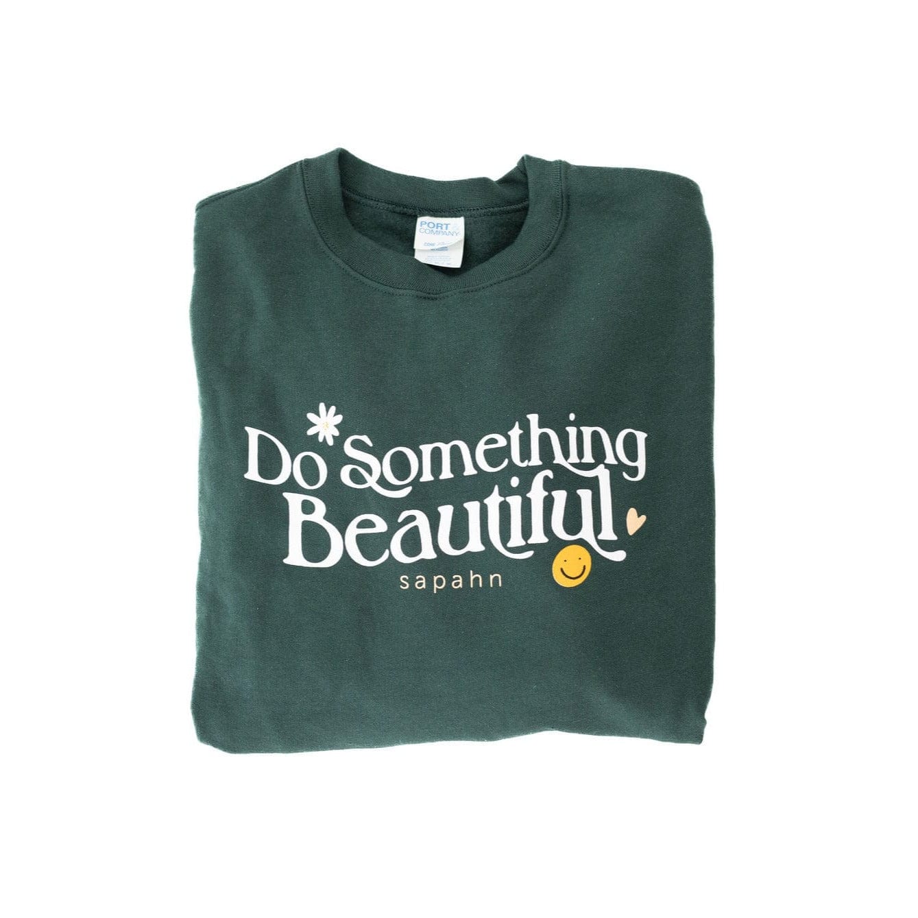 Sapahn X Emily Jessen Do Something Beautiful Sweatshirt - Small | Sapahn.
