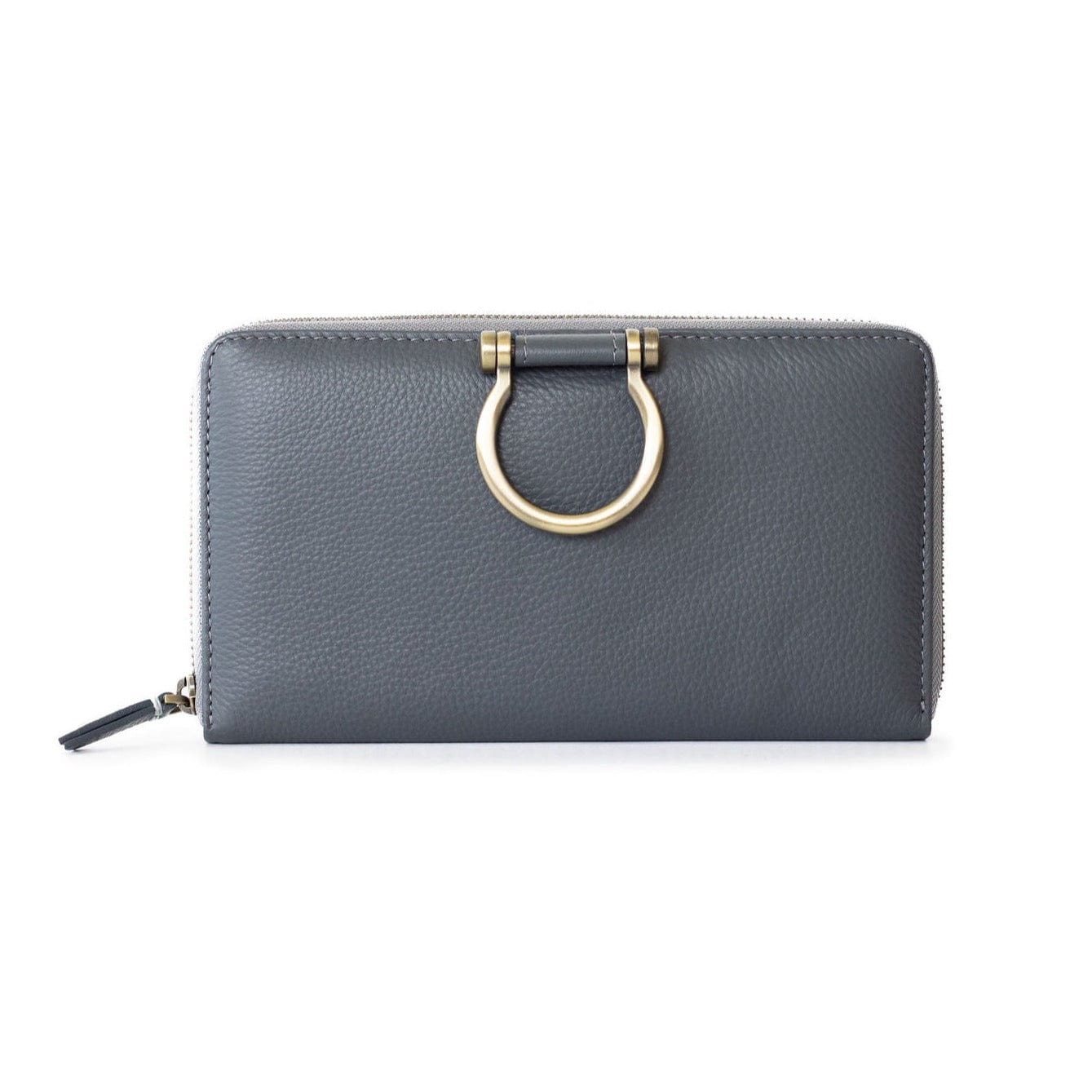 Winnie Jo XL Wallet and Crossbody - Stone Oil Leather | Sapahn.