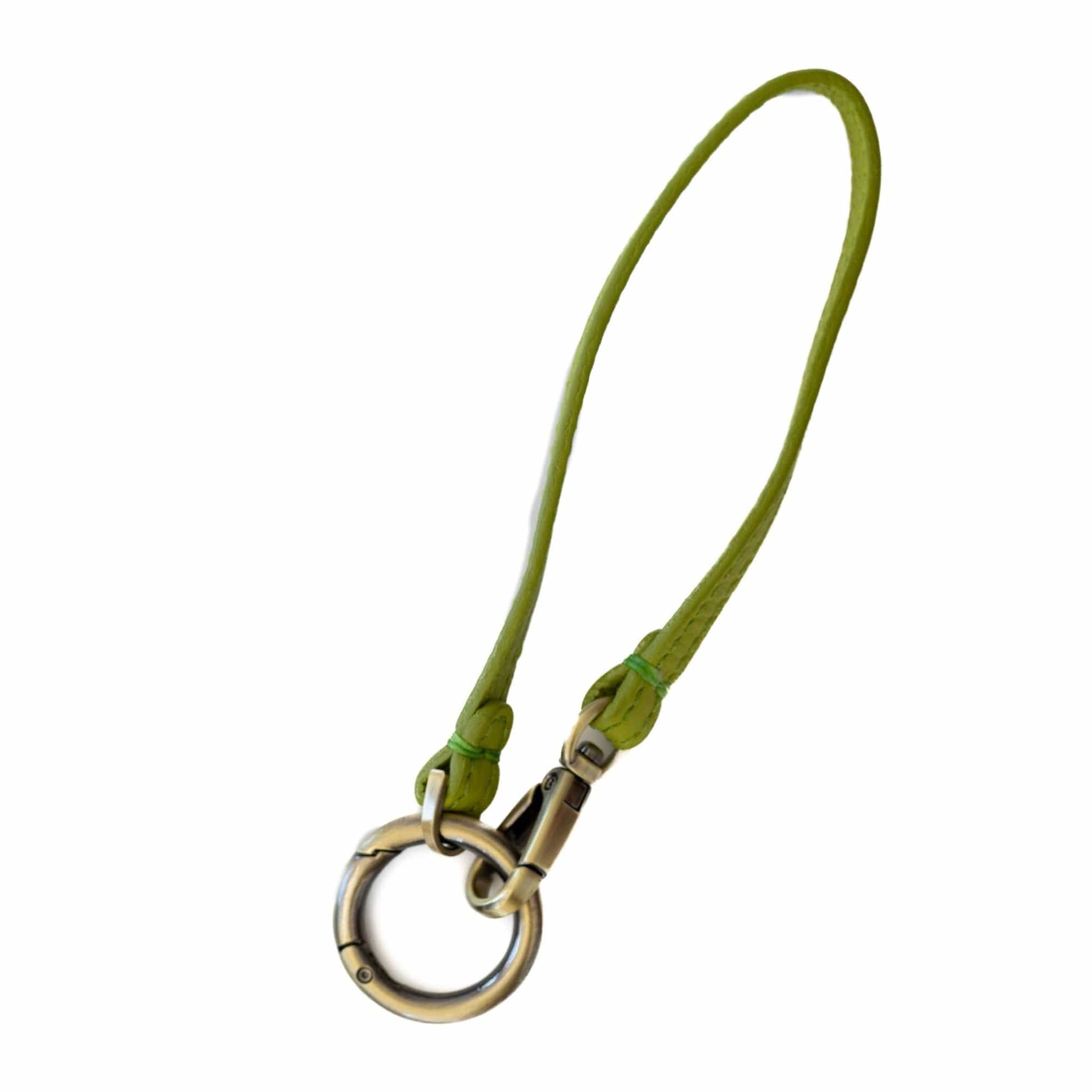 Wristlet Strap - Lime Oil Leather | Sapahn.