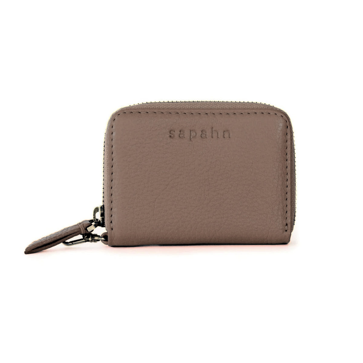 Sapahn Morrison Accordion Card Holder in Toffee Oil Leather #Color_Toffee Oil Leather