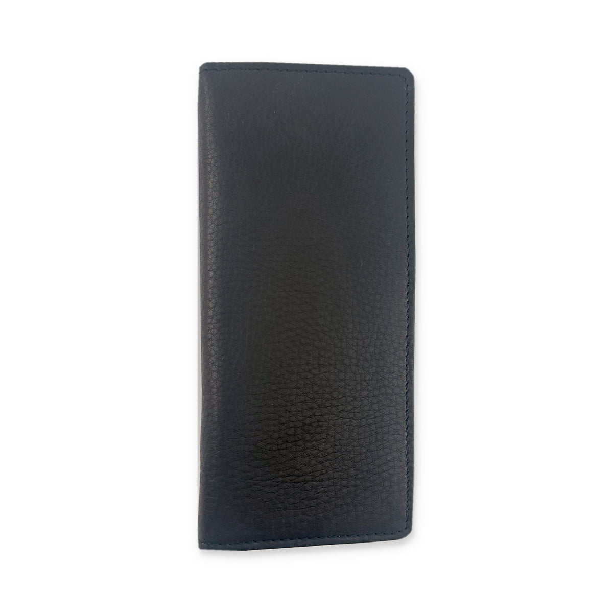Sapahn Warren Wallet in Black Raw Leather #Color_Black Raw Leather