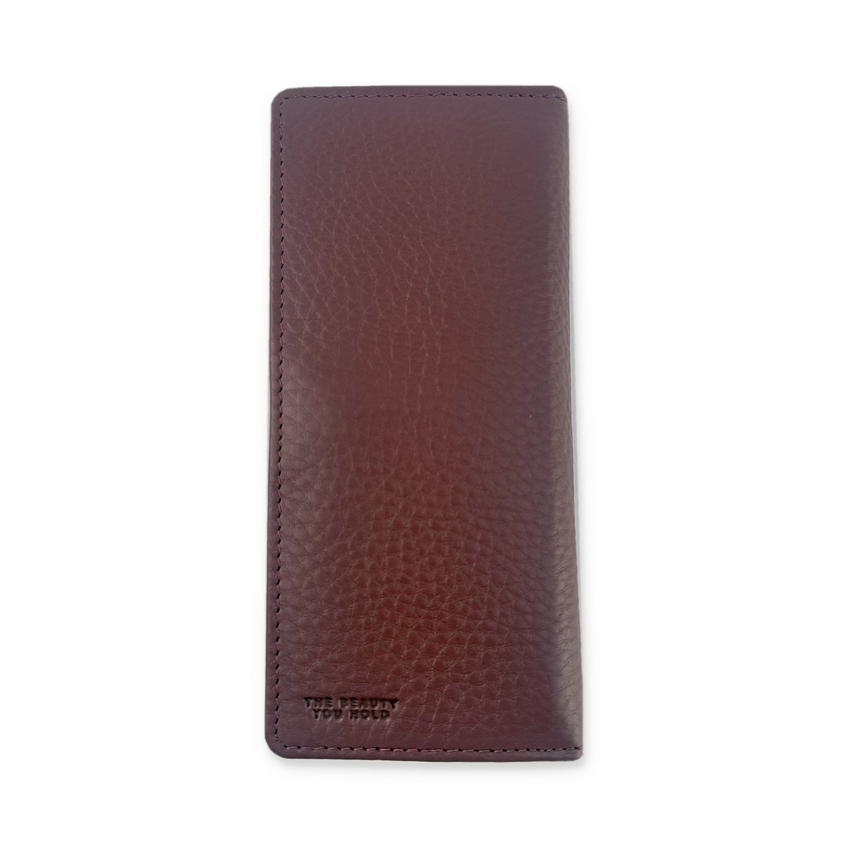 Sapahn Warren Wallet in Burgundy Oil Leather #Color_Burgundy Oil Leather