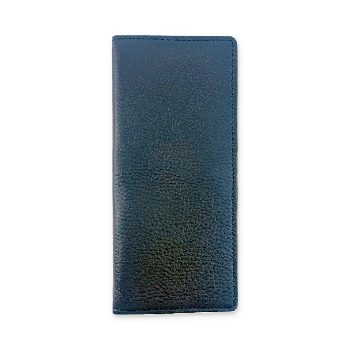 Sapahn Warren Wallet in French Navy Oil Leather #Color_French Navy Oil Leather