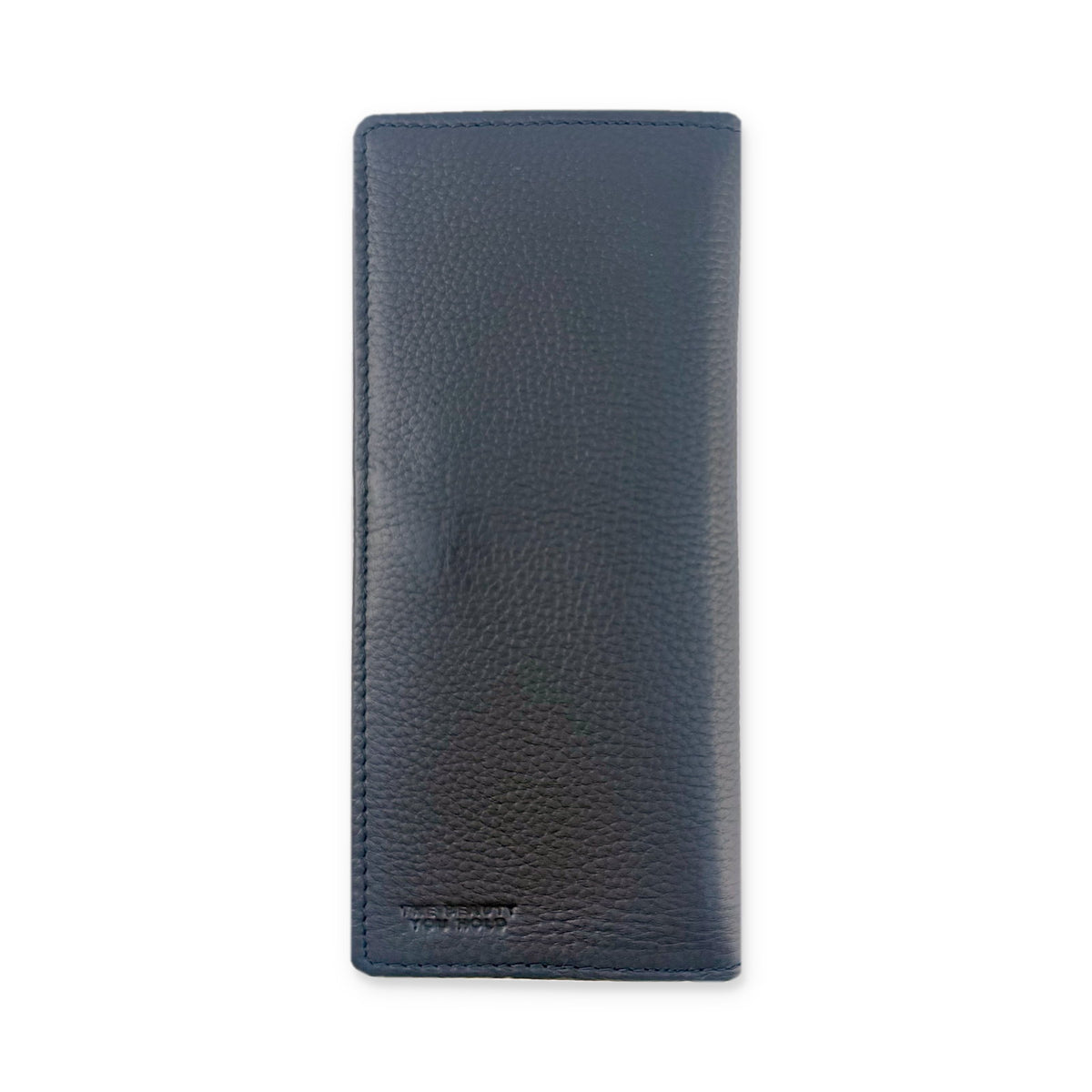 Sapahn Warren Wallet in French Navy Oil Leather #Color_French Navy Oil Leather