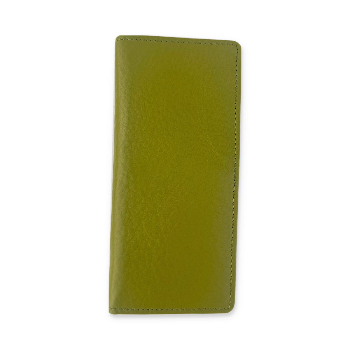 Sapahn Warren Wallet in Lime Oil Leather #Color_Lime Oil Leather