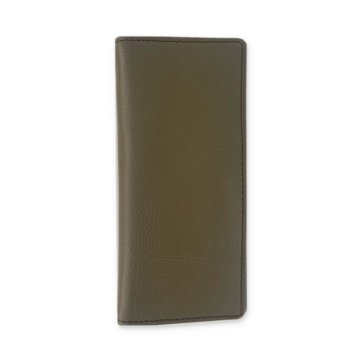 Sapahn Warren Wallet in Silver Olive Oil Leather #Color_Silver Olive Oil Leather