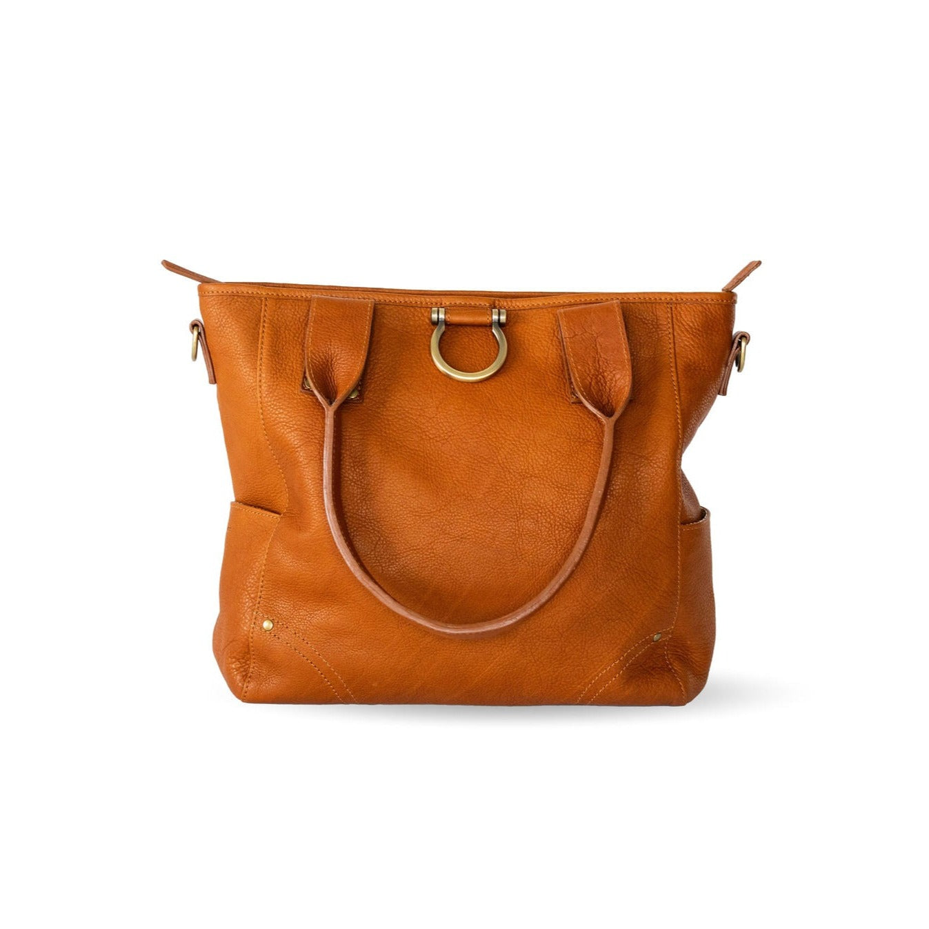 Chloe Tote Bag - Whisky Raw Leather | Sapahn.