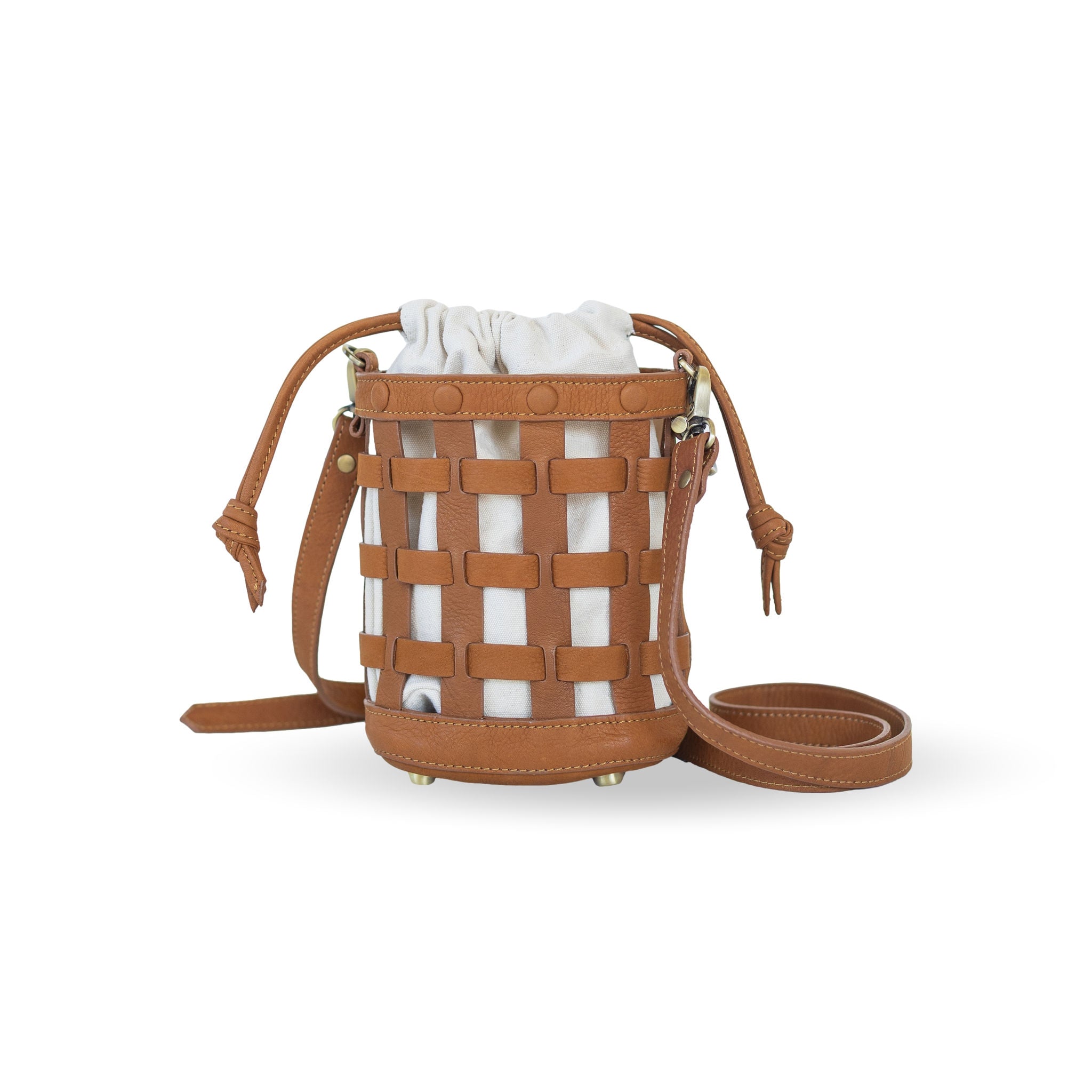 Proud Woven Mini Bucket Tote