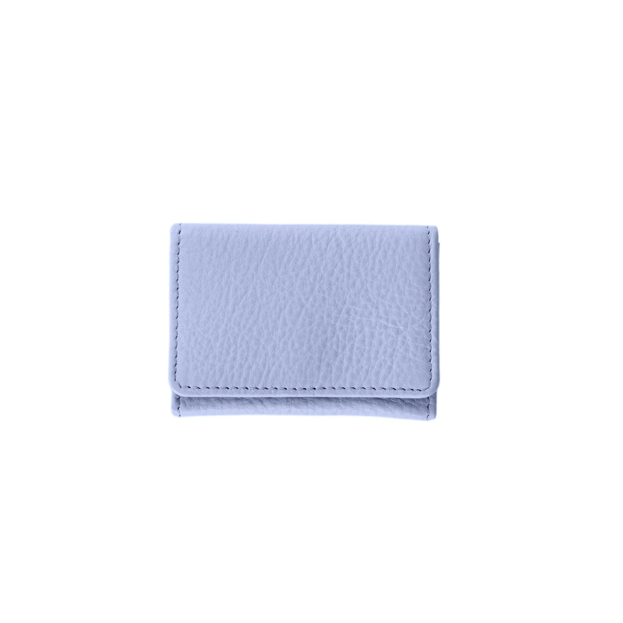 Fisher Card Holder - Silver Lilac Matte Oil Leather | Sapahn.