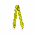 Iris Woven Shoulder Strap - Lime Oil Leather | Sapahn.