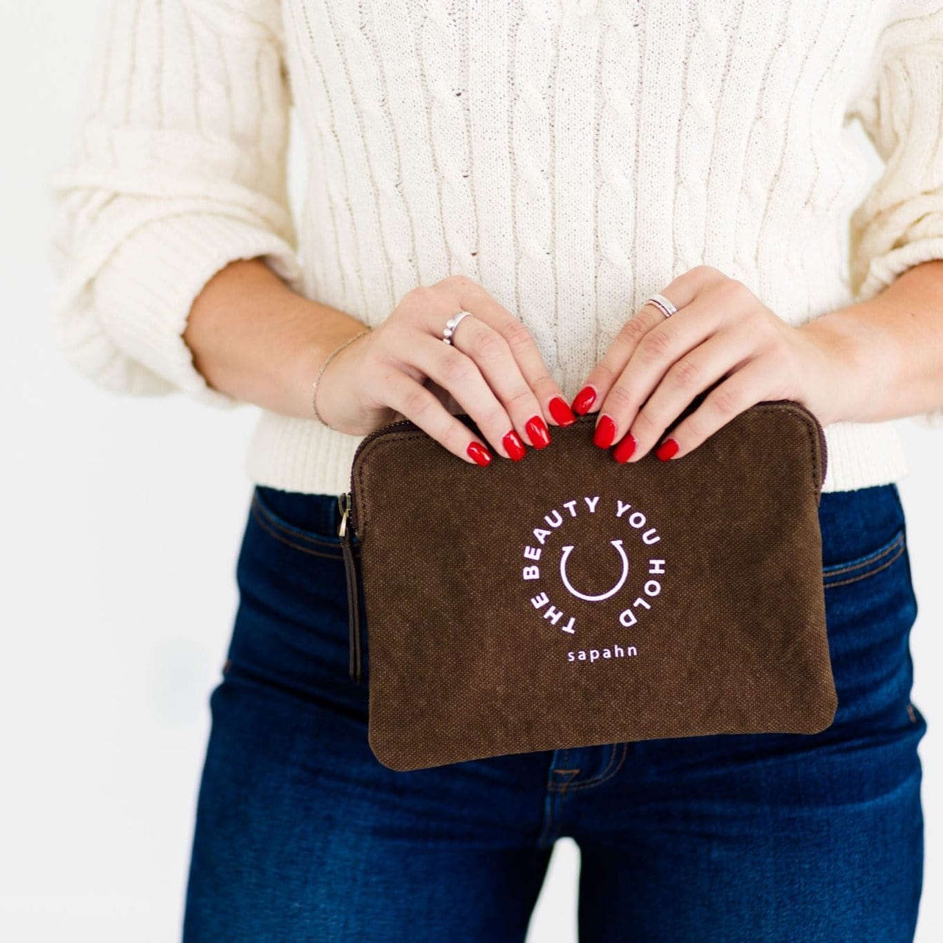 The Beauty You Hold Canvas Pouch