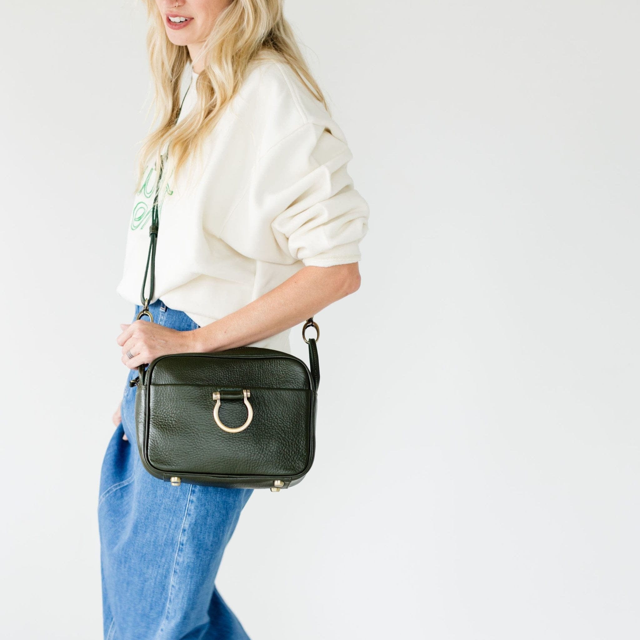 Jori Leather Crossbody Bag