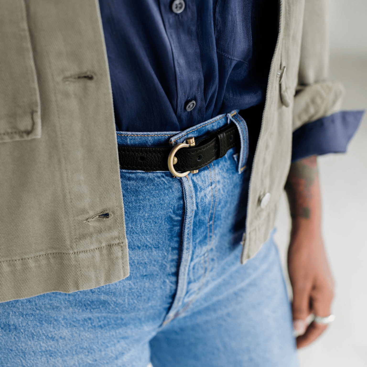 Omega Skinny Belt