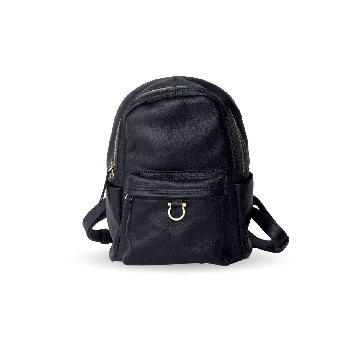 black faux leather backpack h& Amelia Leather Backpack