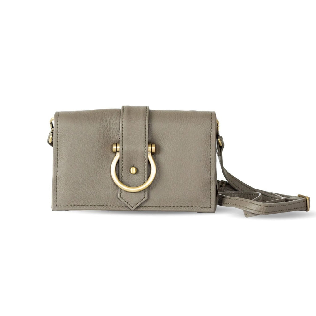 Staney Crossbody - Putty Oil Leather | Sapahn.