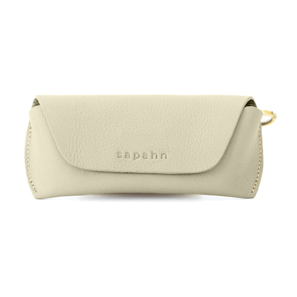 Susette Sunglass Case - Khaki Oil Leather | Sapahn.