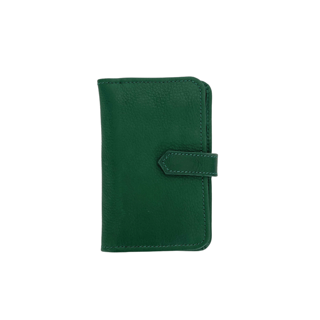 Dana Jewelry Travel Organizer - Kelly Green Raw Leather | Sapahn.