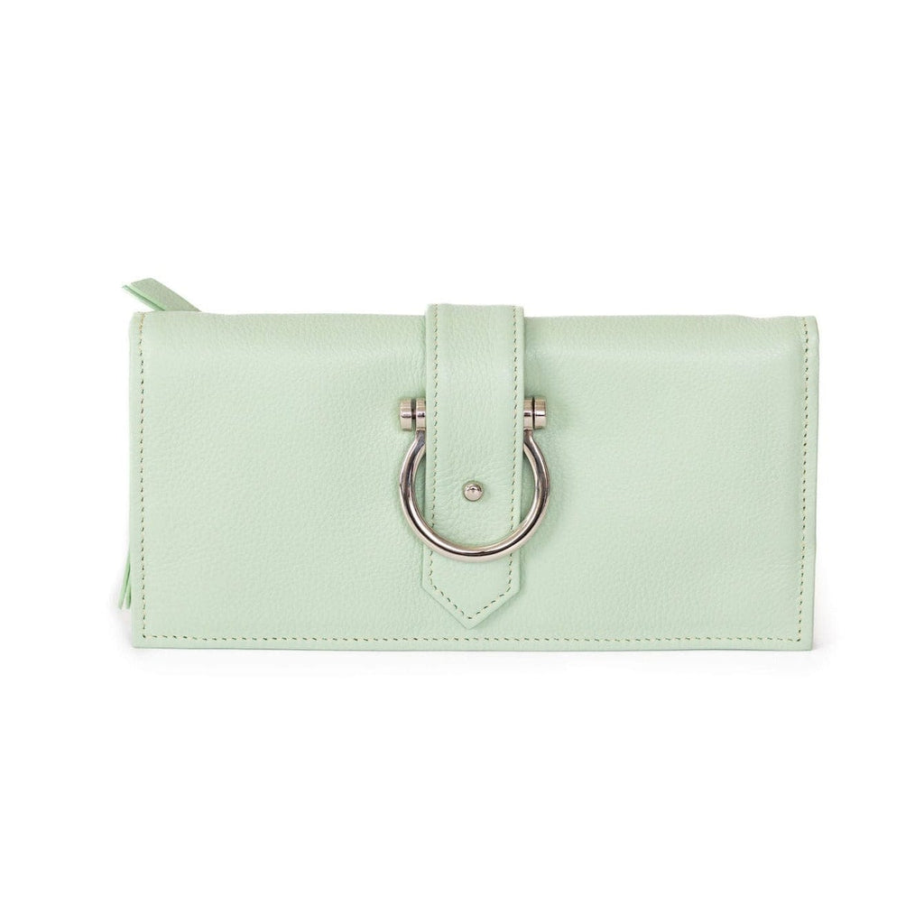 Ciara Crossbody and Wallet - Mint Oil Leather | Sapahn.