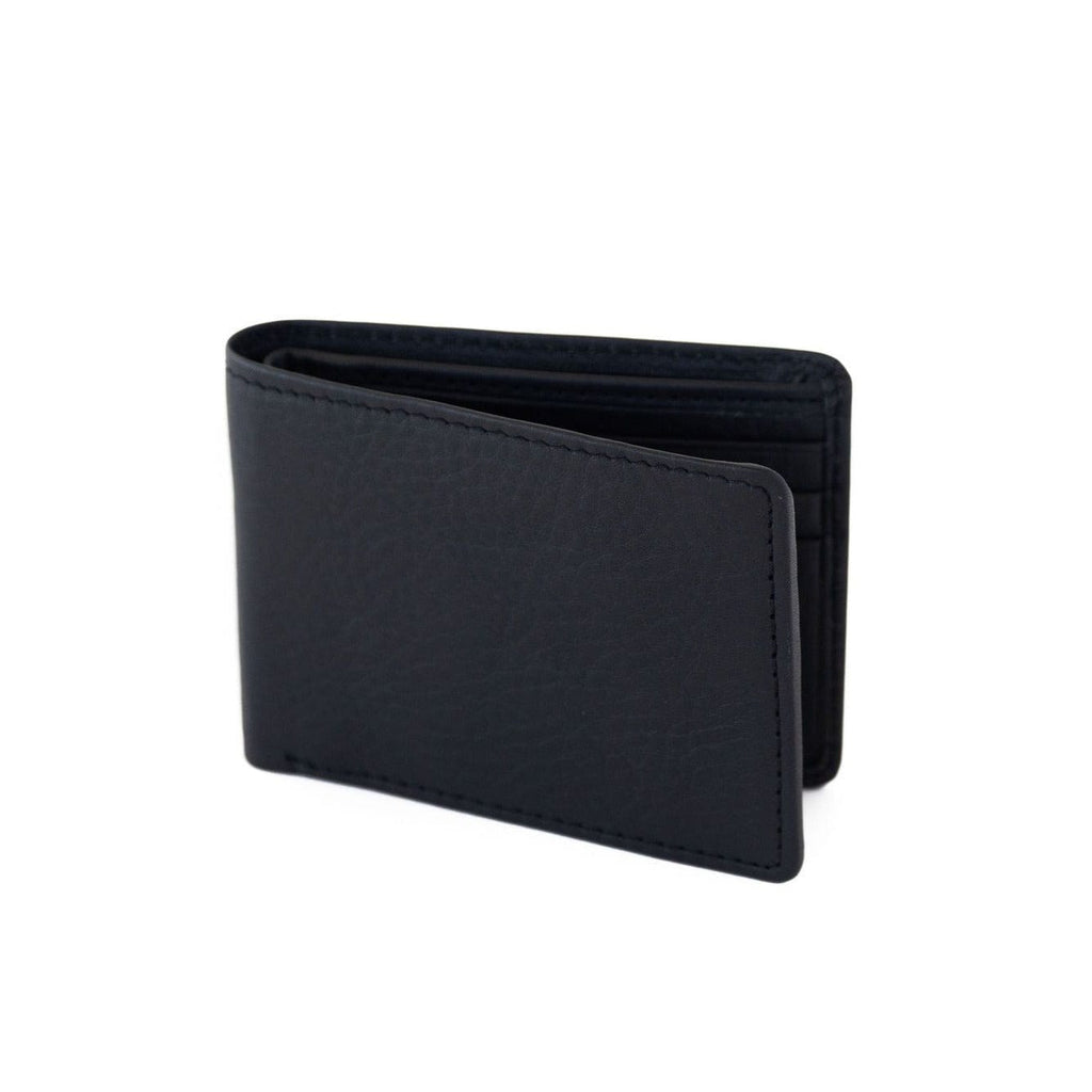 Micky Billfold - Black Vegetable Leather | Sapahn.