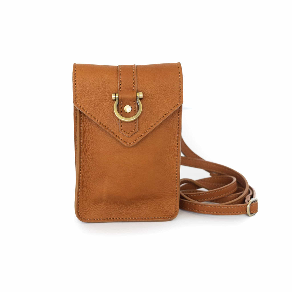 Grace Crossbody - Whisky Raw Leather | Sapahn.