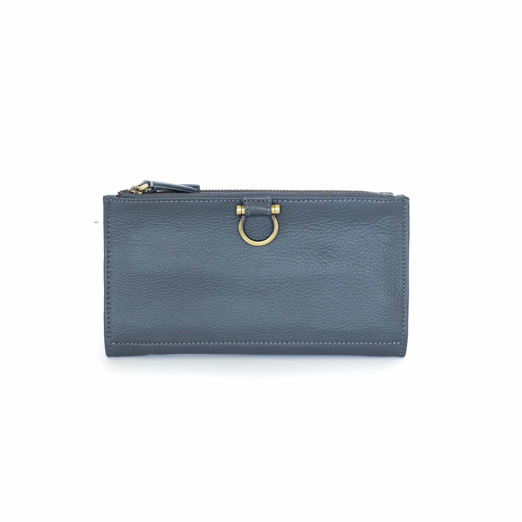 Parker Deluxe Wristlet - Stone Oil Leather | Sapahn.