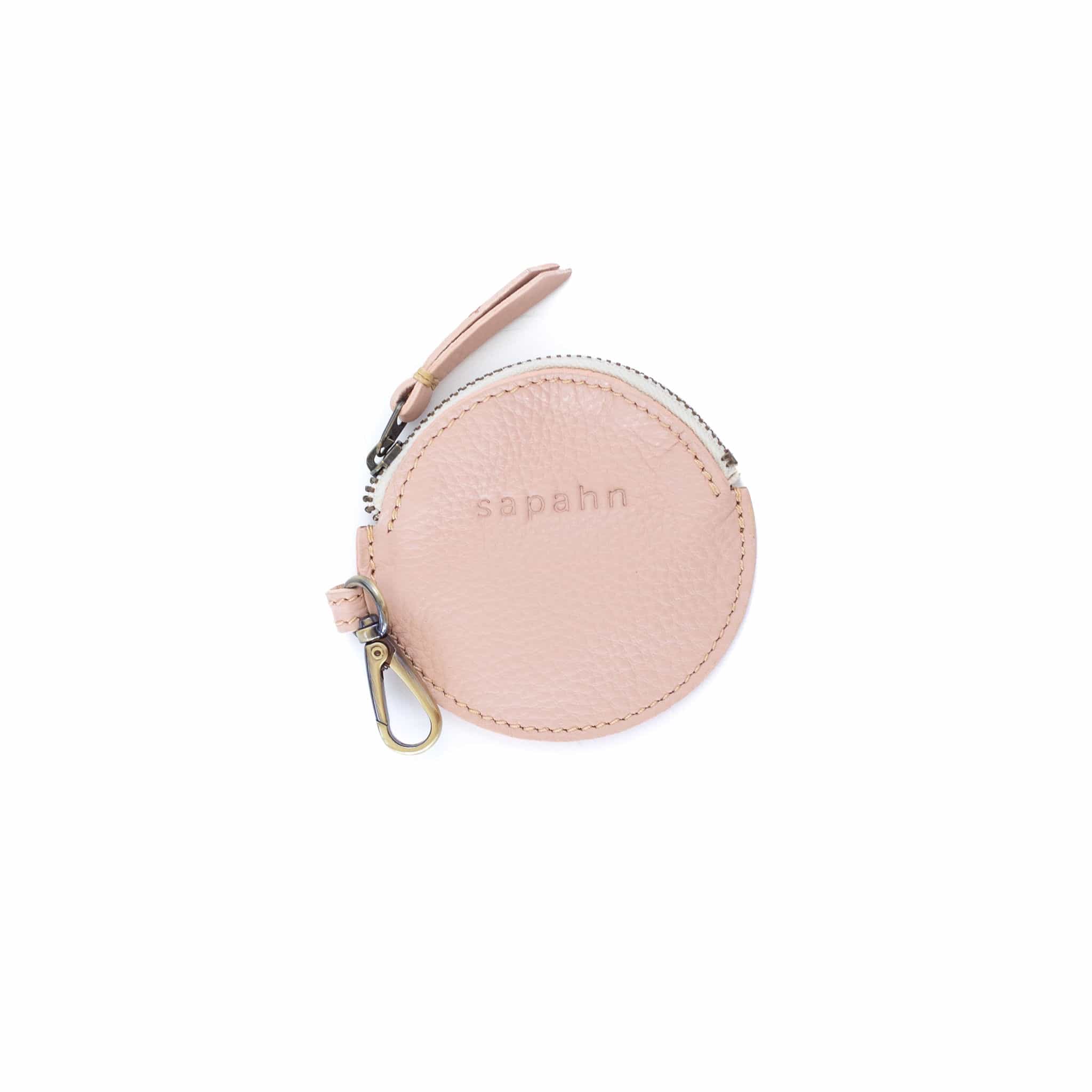 Rose Leather Coin Purse