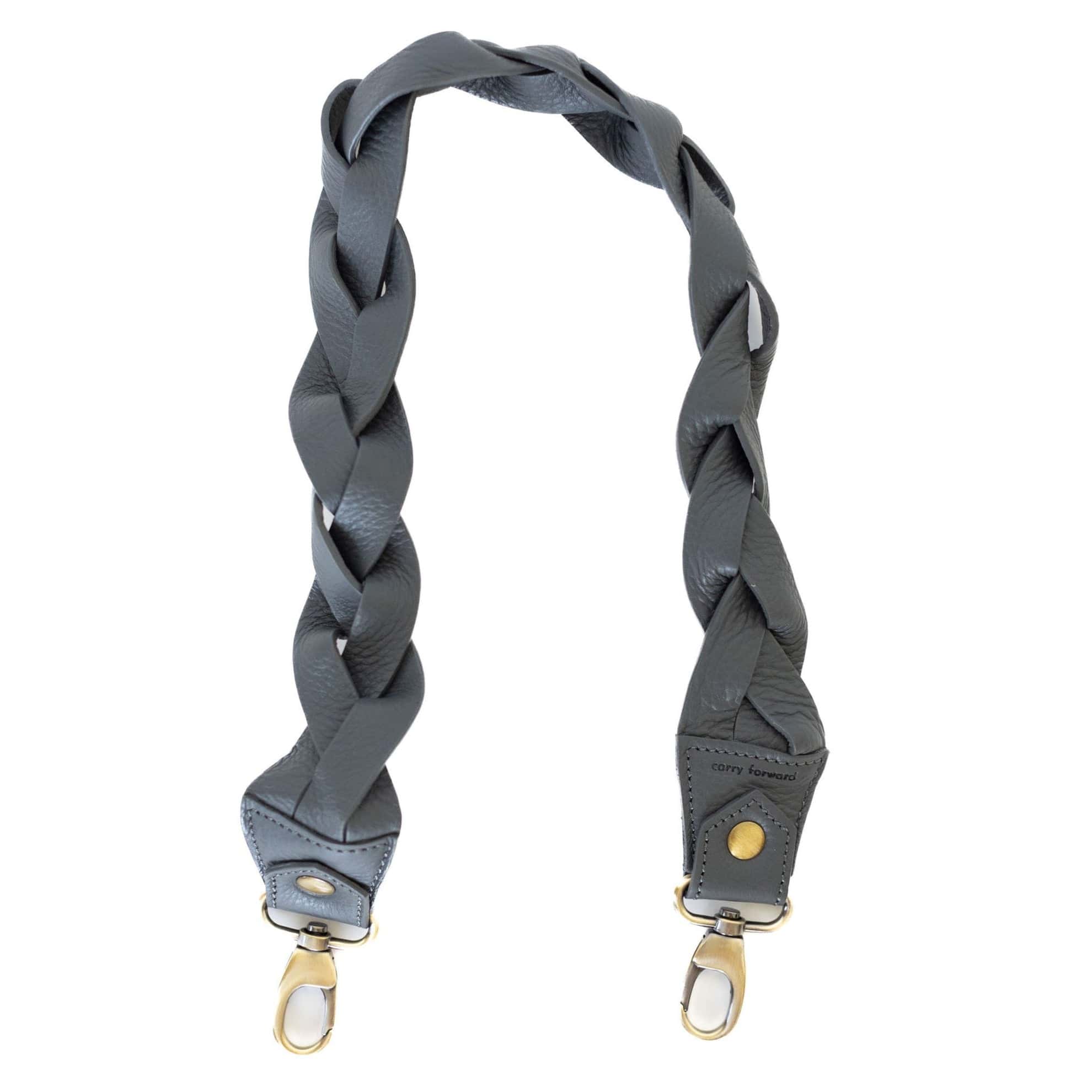 Braided Leather Bag Strap