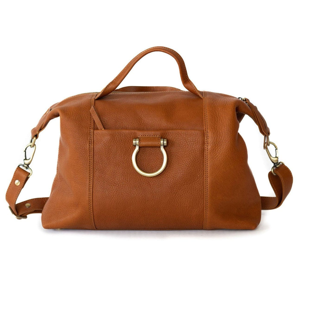 Linda Jean Handbag - Whisky Raw Leather | Sapahn.