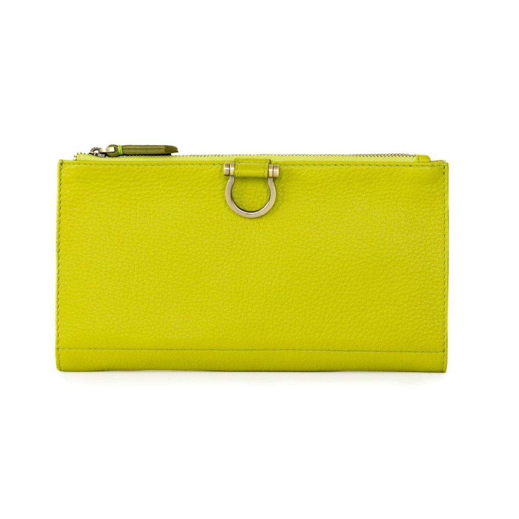 Parker Deluxe Wristlet - Lime Oil Leather | Sapahn.