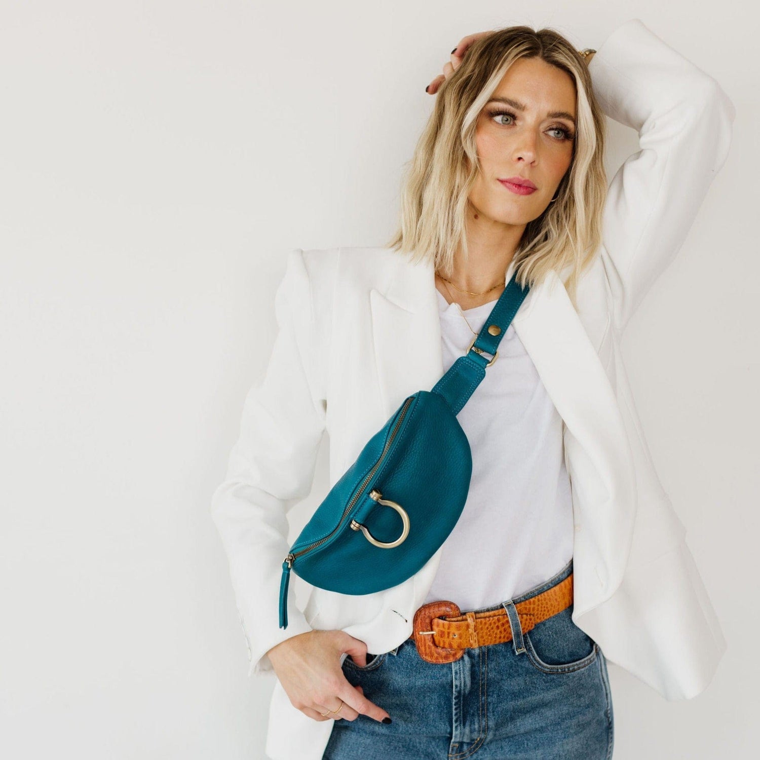 Poole Leather Belt Bag Fanny Pack and Crossbody