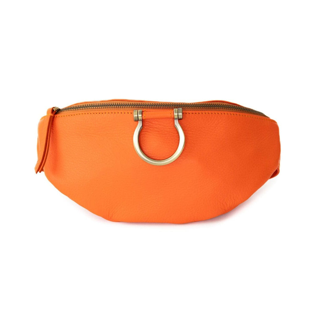 Poole Belt Bag - Orange Oil Leather | Sapahn.